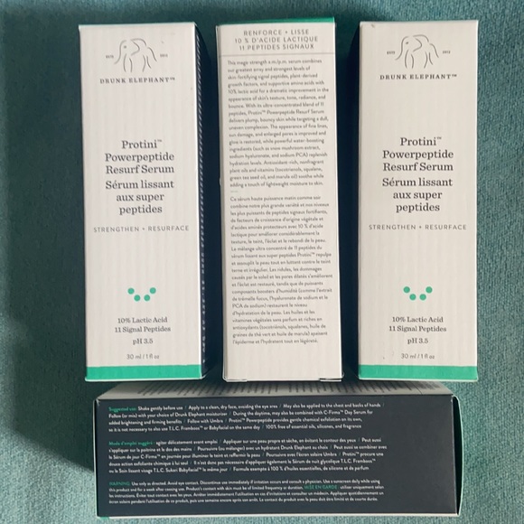 🆕 Drunk Elephant Protini Powerpeptide Resurfacing Serum • Full Size, New In Box - Picture 14 of 15